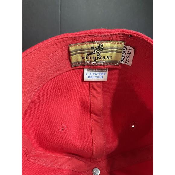 Ohio State Premium OSU Brand Red Ball Hat University Heisman - Picture 4 of 4